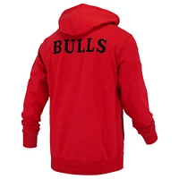 Sweat à capuche unisexe FISLL Red Chicago Bulls Logoman Shadow Collection