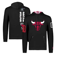 Sweat à capuche unisexe FISLL x Black History Collection Chicago Bulls