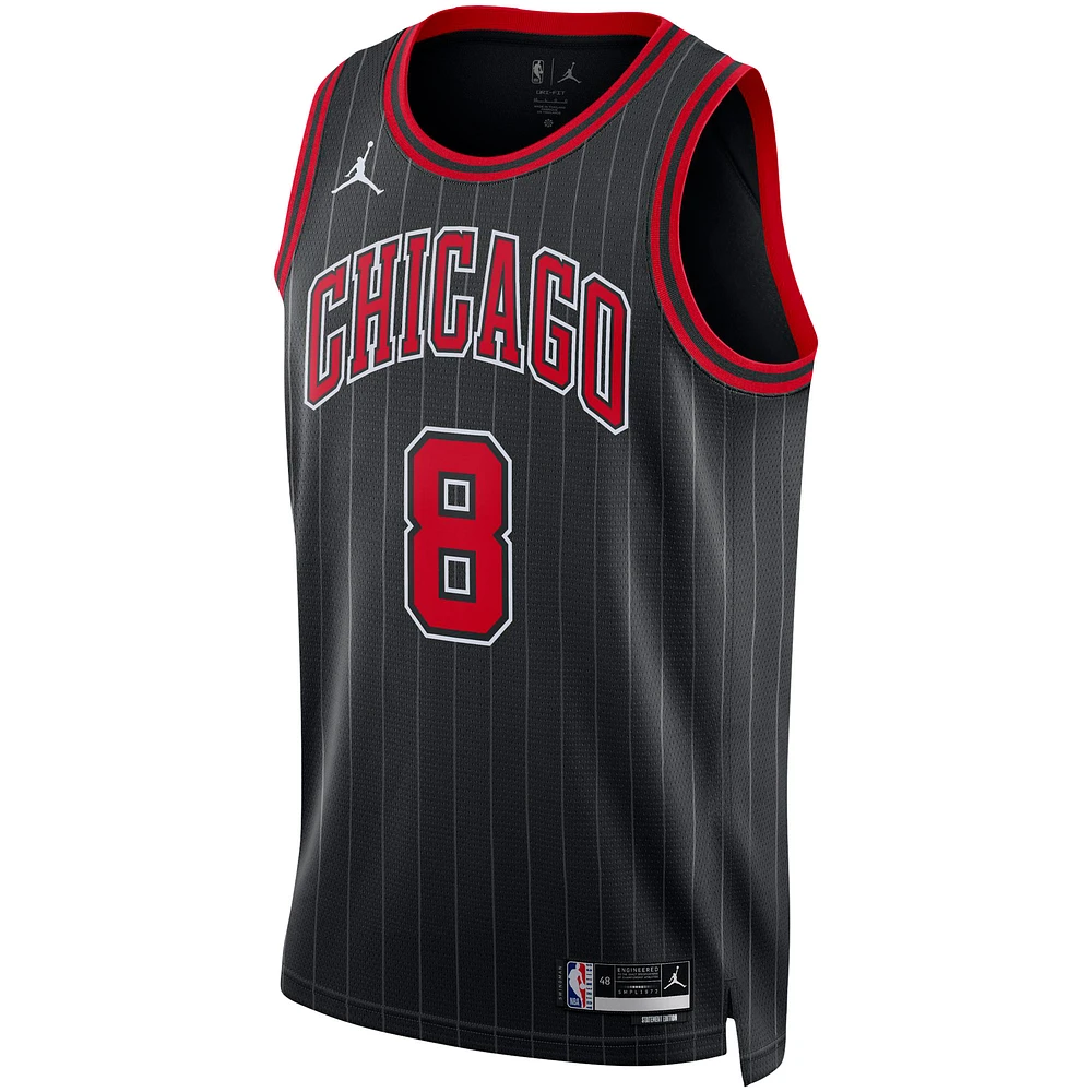 Unisex Jordan Brand Zach LaVine Black Chicago Bulls Swingman Jersey - Statement Edition