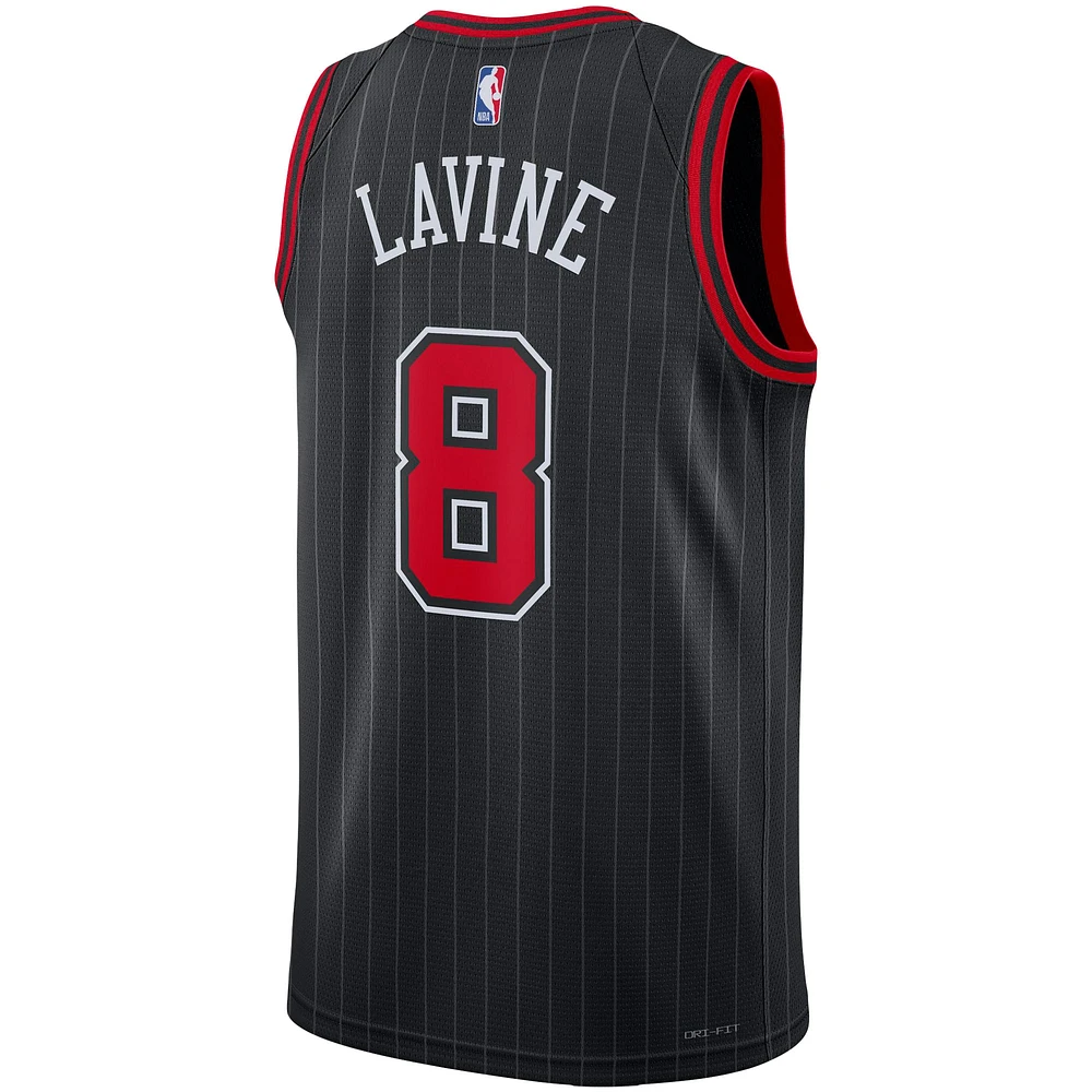 Unisex Jordan Brand Zach LaVine Black Chicago Bulls Swingman Jersey - Statement Edition