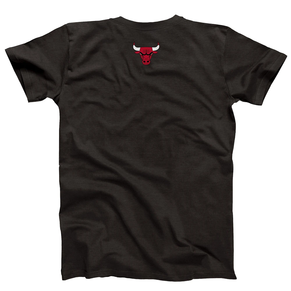 T-shirt unisexe NBALab x Hyperfly Heather Black Chicago Bulls Collection Année du serpent Nouvel An lunaire