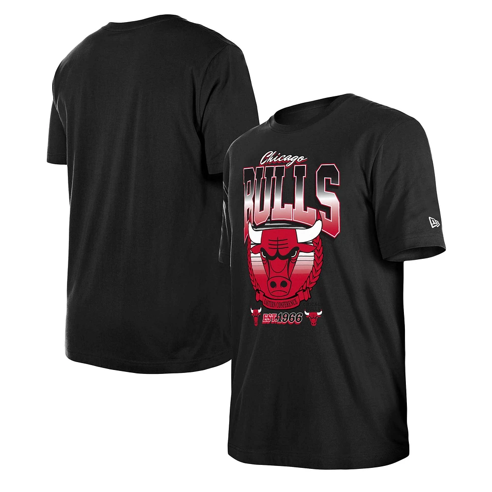 Unisex New Era Black Chicago Bulls Summer Classics T-Shirt