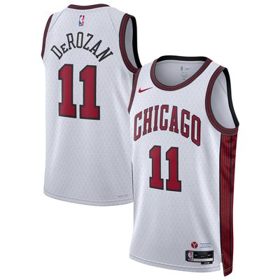 Unisex Nike DeMar DeRozan White Chicago Bulls 2022/23 Swingman Jersey - City Edition