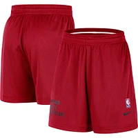 Unisex Nike Red Chicago Bulls Warm Up Performance Practice Shorts