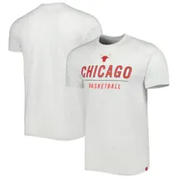 T-shirt unisexe Sportiqe Ash Chicago Bulls Turbo en trois mélanges