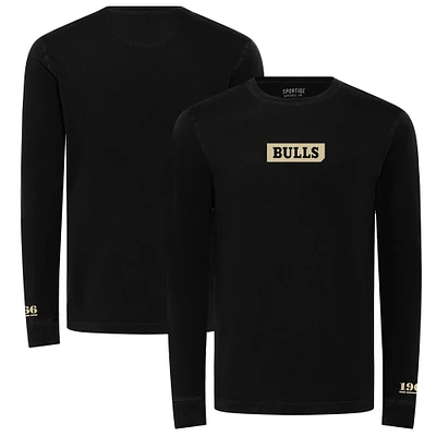 Sweat-shirt unisexe Sportiqe Chicago Bulls 1966 Collection Mohave noir