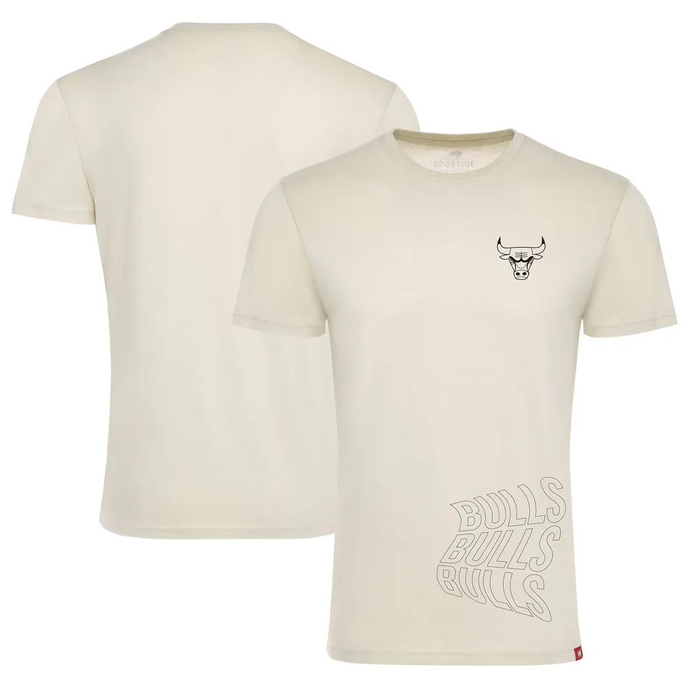 T-shirt unisexe Sportiqe Cream Chicago Bulls 1966 Collection Comfy Tri-Blend