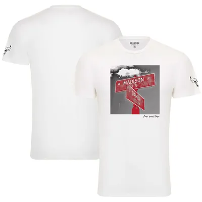 Chicago Bulls Sportiqe Unisex 1966 Collection Bingham T-Shirt - White