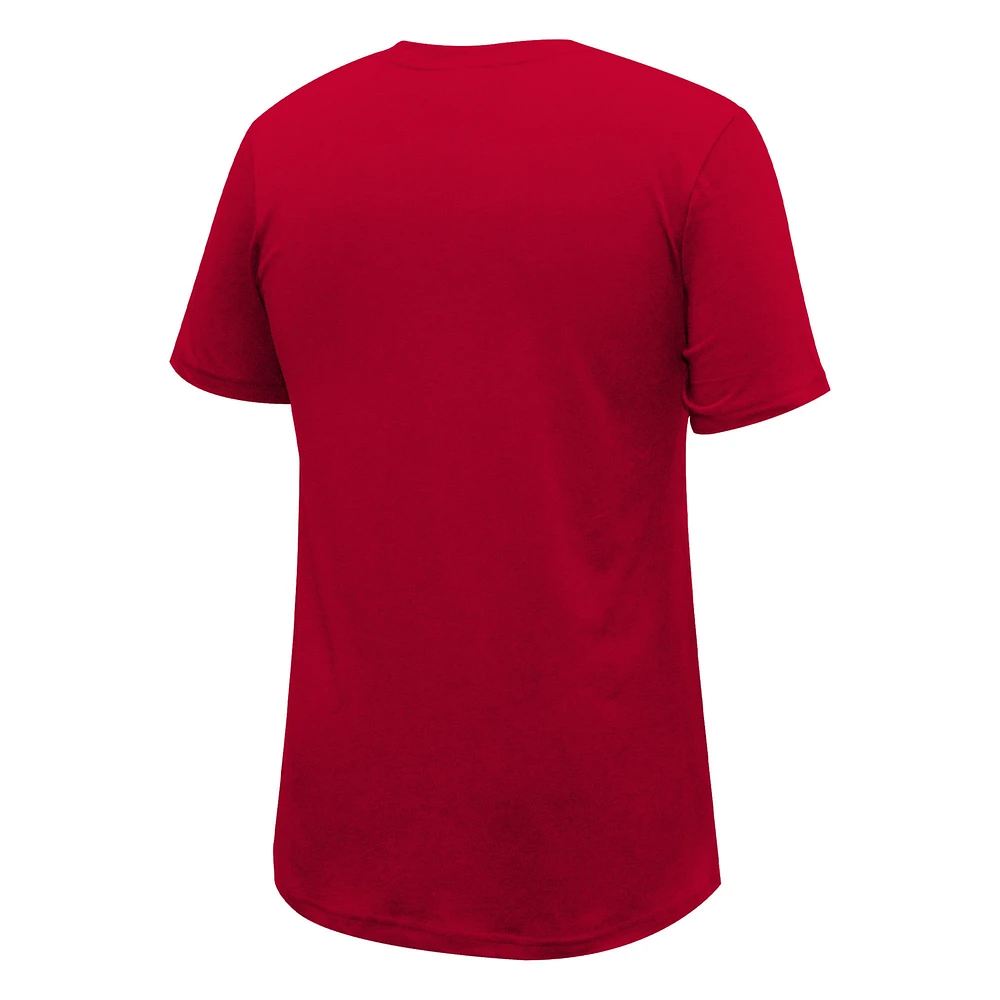 T-shirt unisexe avec logo principal rouge des Chicago Bulls Stadium Essentials