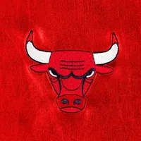 Unisex The Wild Collective Red Chicago Bulls Metallic Full-Snap Bomber Jacket