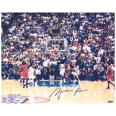 Framed Michael Jordan Chicago Bulls Autographed Black 1997-1998