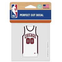 WinCraft Chicago Bulls 2022 City Edition 4'' x 4'' Décalcomanie coupe parfaite