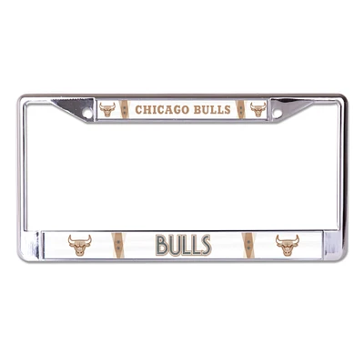 Cadre de plaque d'immatriculation en métal découpé au laser WinCraft Chicago Bulls 2024/25 City Edition