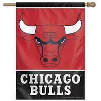 WinCraft Chicago Bulls Bannière verticale simple face avec logo principal 28" x 40"