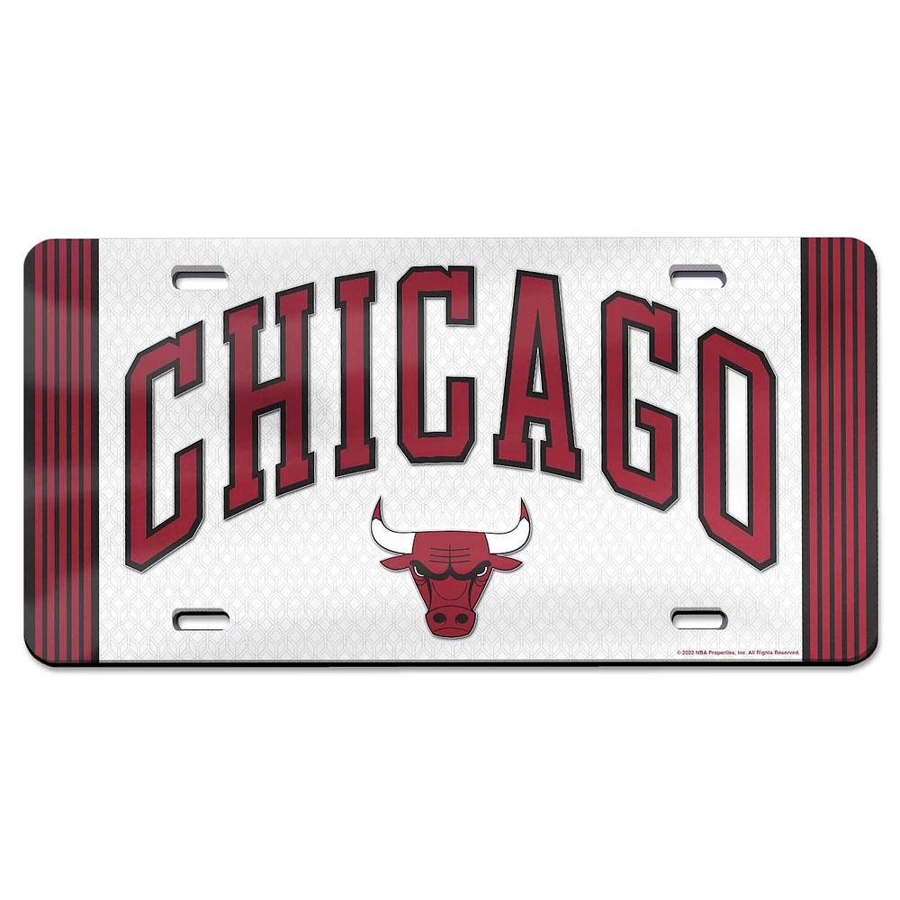 WinCraft Chicago Bulls City Edition License Plate