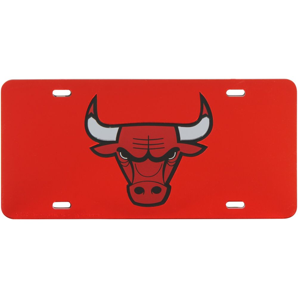 WinCraft Chicago Bulls Crystal Mirror License Plate