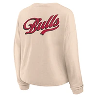 T-shirt à manches longues Fanatics Natural Chicago Bulls pour femme