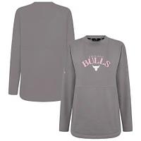 Women's Levelwear Chicago Bulls Mother's Day Beaudry Arched Pullover Sweatshirt
