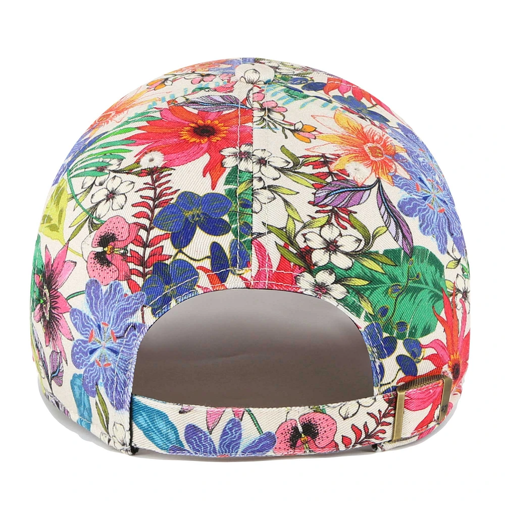 Women's '47 Cream Chicago Bulls Pollinator Clean Up Adjustable Hat