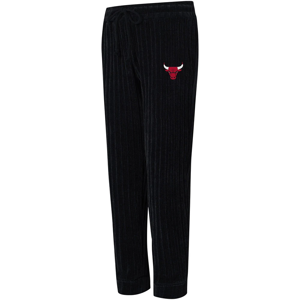 Pantalon College Concepts noir pour femmes des Chicago Bulls Linger