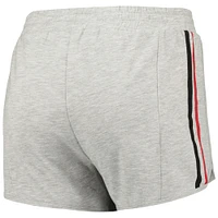 Ensemble de nuit pour femmes Concepts Sport gris Chicago Bulls Cedar t-shirt à manches longues et short