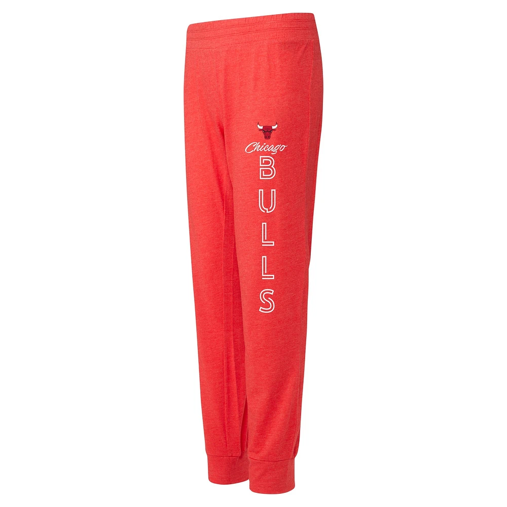 Ensemble sweat à capuche et pantalon Concepts Sport Red Chicago Bulls Meter pour femmes