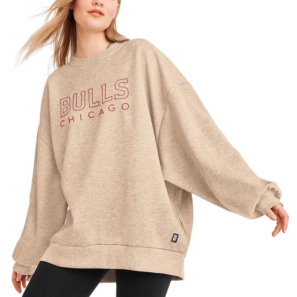 Sweat-shirt surdimensionné DKNY Sport Gold Chicago Bulls Daisy Tunic pour femme