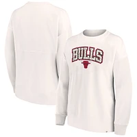 Sweat-shirt léopard ton sur blanc Chicago Bulls Fanatics pour femmes