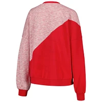 Sweat-shirt à enfiler fendu G-III 4Her par Carl Banks pour femmes Red Chicago Bulls Benches