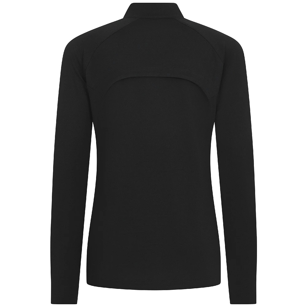 Women's Levelwear Black Chicago Bulls Flex Insignia 2.0 Quarter-Zip Top