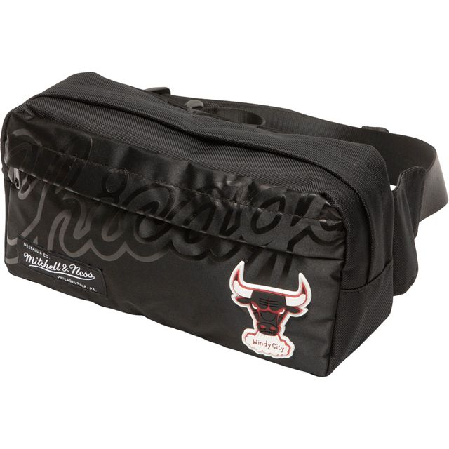 Sac banane noir Mitchell & Ness Chicago Bulls Hardwood Classics pour femme