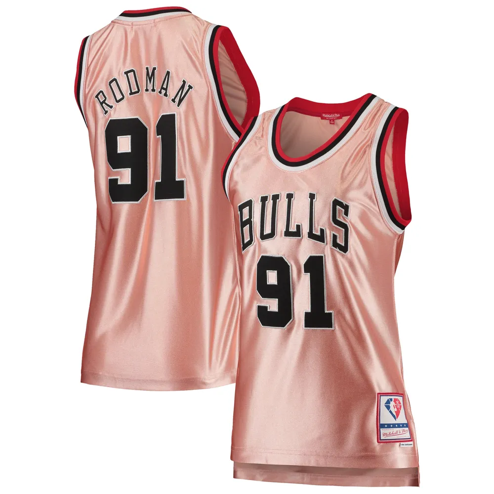 Women's Los Angeles Lakers Kareem Abdul-Jabbar Mitchell & Ness Pink 75th  Anniversary Rose Gold 1983