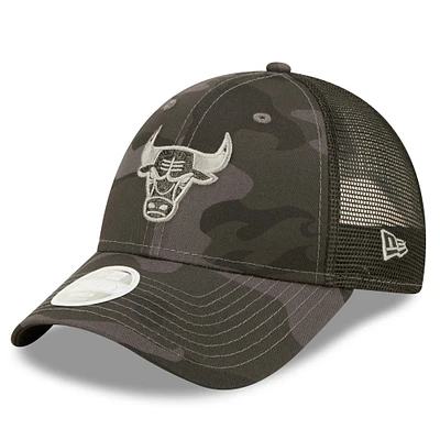 NWE BULLS CHARC NBA NWE AUTOMNE 22 CAMO GLAM 9FORTY TRUCKER HATLAD