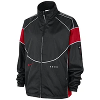 Veste entièrement zippée Nike Black Chicago Bulls 2023/24 City Edition Courtside Swoosh Fly pour femme