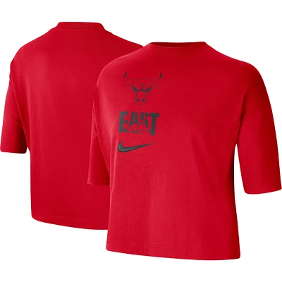 T-shirt à manches courtes pour femme Nike Chicago Bulls Essential rouge