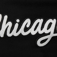 Sweat-shirt court à enfiler Pro Standard noir Chicago Bulls Paint The City pour femme