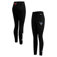 Legging en jersey tri-blend noir Pro Standard Chicago Bulls pour femme