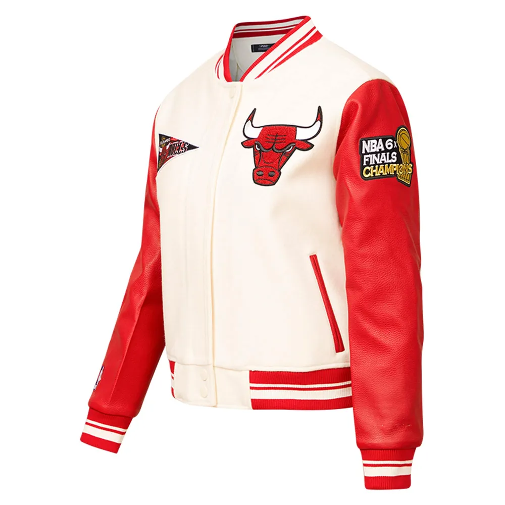 Pro Standard Chicago Bulls Varsity Jacket Red