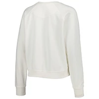 Chandail à enfiler raglan Sportiqe Chicago Bulls Ashlyn Brava pour femme, crème