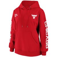 Women's WEAR by Erin Andrews Red Chicago Bulls Pullover - Hoodie