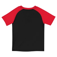 Ensemble t-shirt et short d'entraînement Nike rouge/noir Chicago Bulls pour jeune