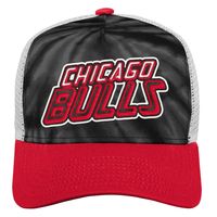 Youth Black/Red Chicago Bulls Santa Cruz Tie-Dye - Snapback Hat