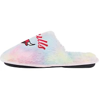 Chaussons FOCO Chicago Bulls Rainbow Script pour jeune