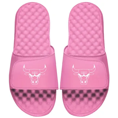Chicago Bulls ISlide Youth Primary Logo Slide Sandals - Pink