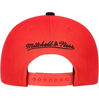 Youth Mitchell & Ness  Red/Black Chicago Bulls Two-Tone Snapback Hat