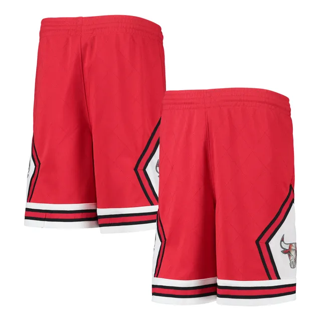 Men's Mitchell & Ness Dennis Rodman Black Chicago Bulls Hardwood Classics Player Burst Shorts Size: Medium