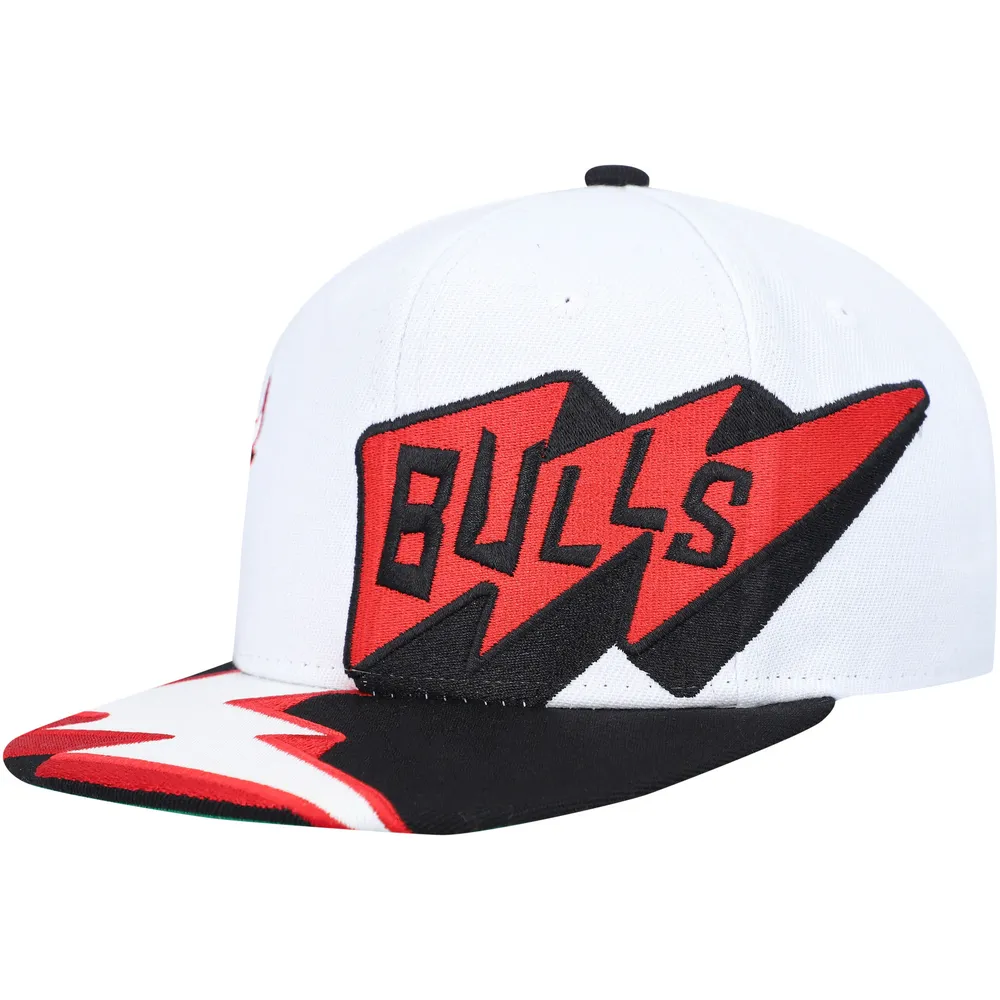Men's Chicago Bulls Mitchell & Ness Gray/White Day 5 Snapback Hat
