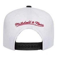 Casquette snapback blanche Chicago Bulls Wave Runner Mitchell & Ness pour jeunes