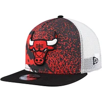 Casquette Snapback 9FIFTY noire Chicago Bulls Court Sport New Era pour jeune