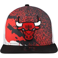 Casquette Snapback 9FIFTY noire Chicago Bulls Court Sport New Era pour jeune